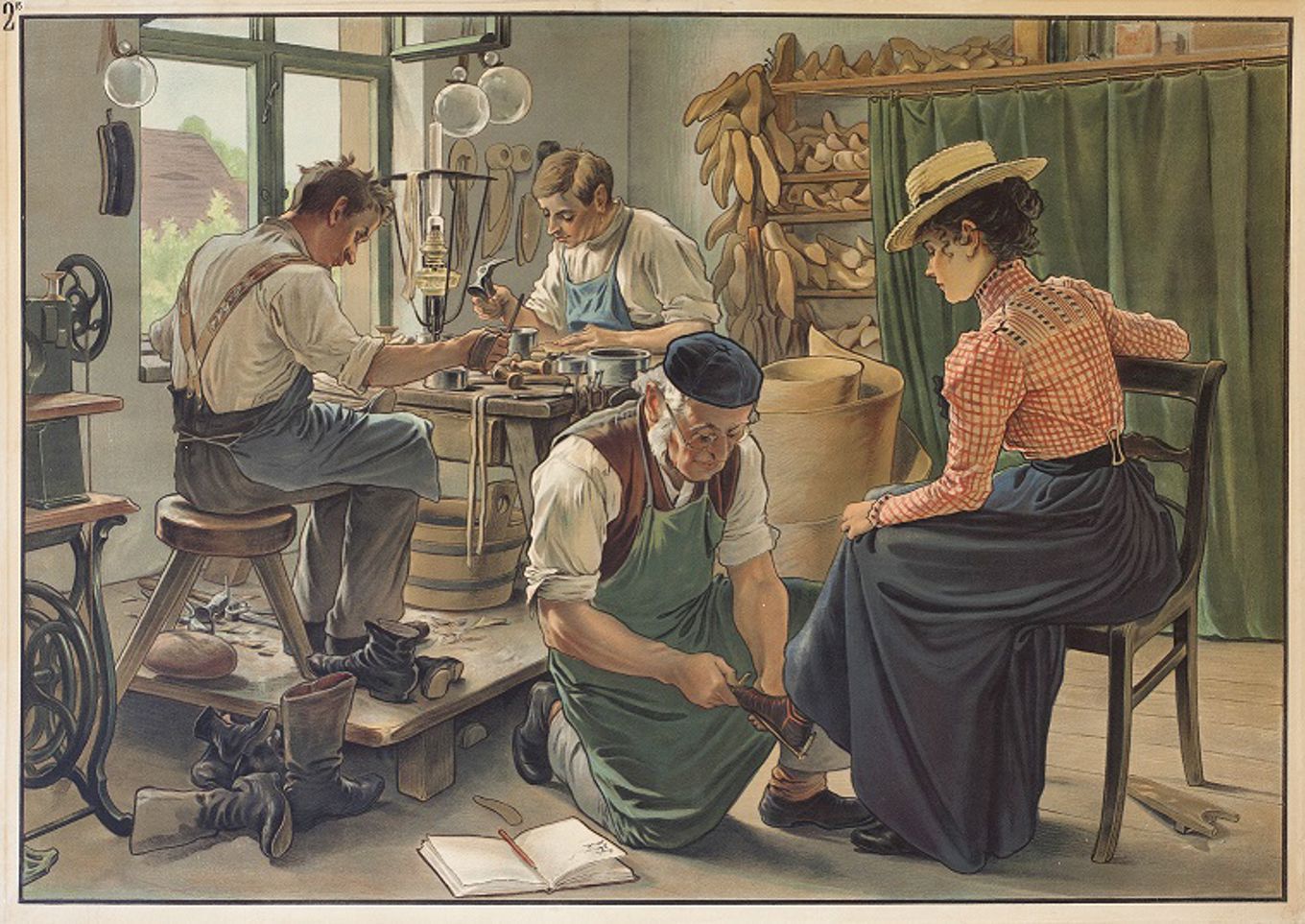 Foto: Oslo Skolemuseum Håndarbeidsplansje